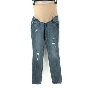 INDIGO BLUE Skinny Maternity Jeans Full Panel XS